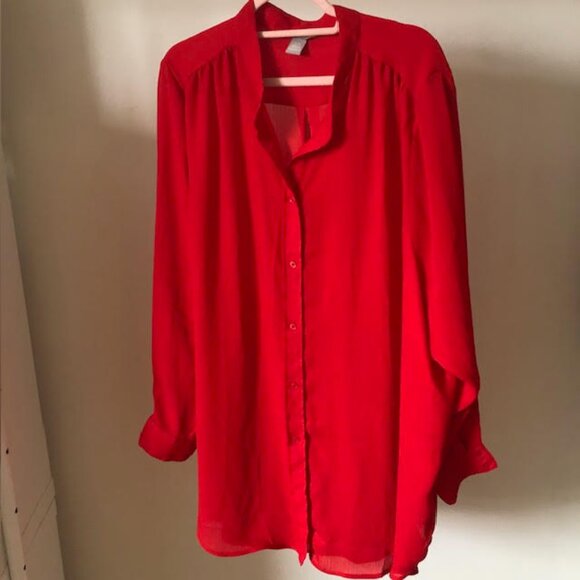 H&M Button Up Blouse - Picture 2 of 7